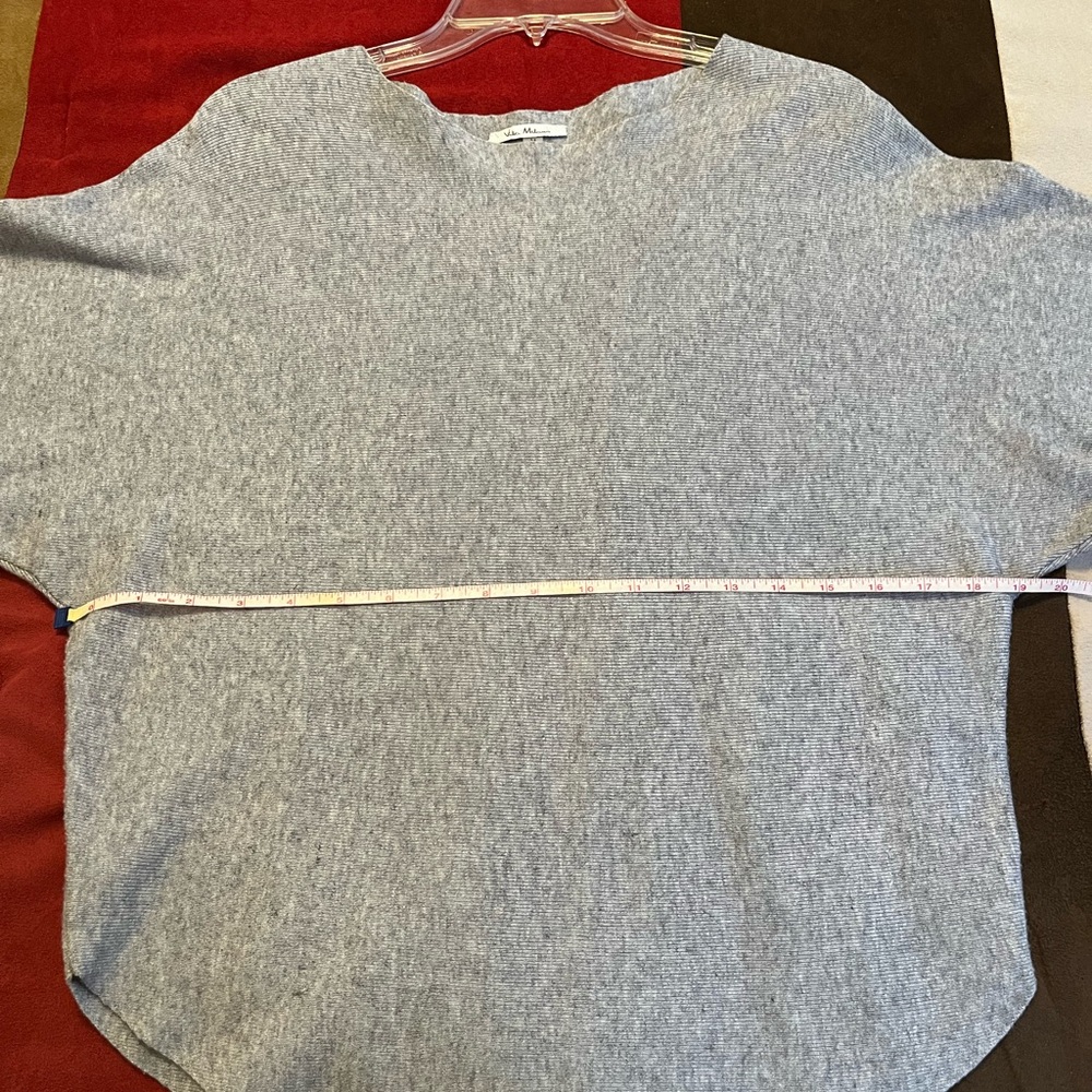 Milano Gray Crew Neck Sweater - Picture 5 of 8